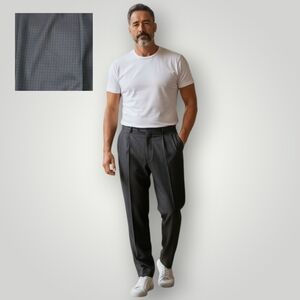 Lauren Ralph Lauren‎ 36x32 Charcoal Gray Dress Pants Flat Front Business Casual